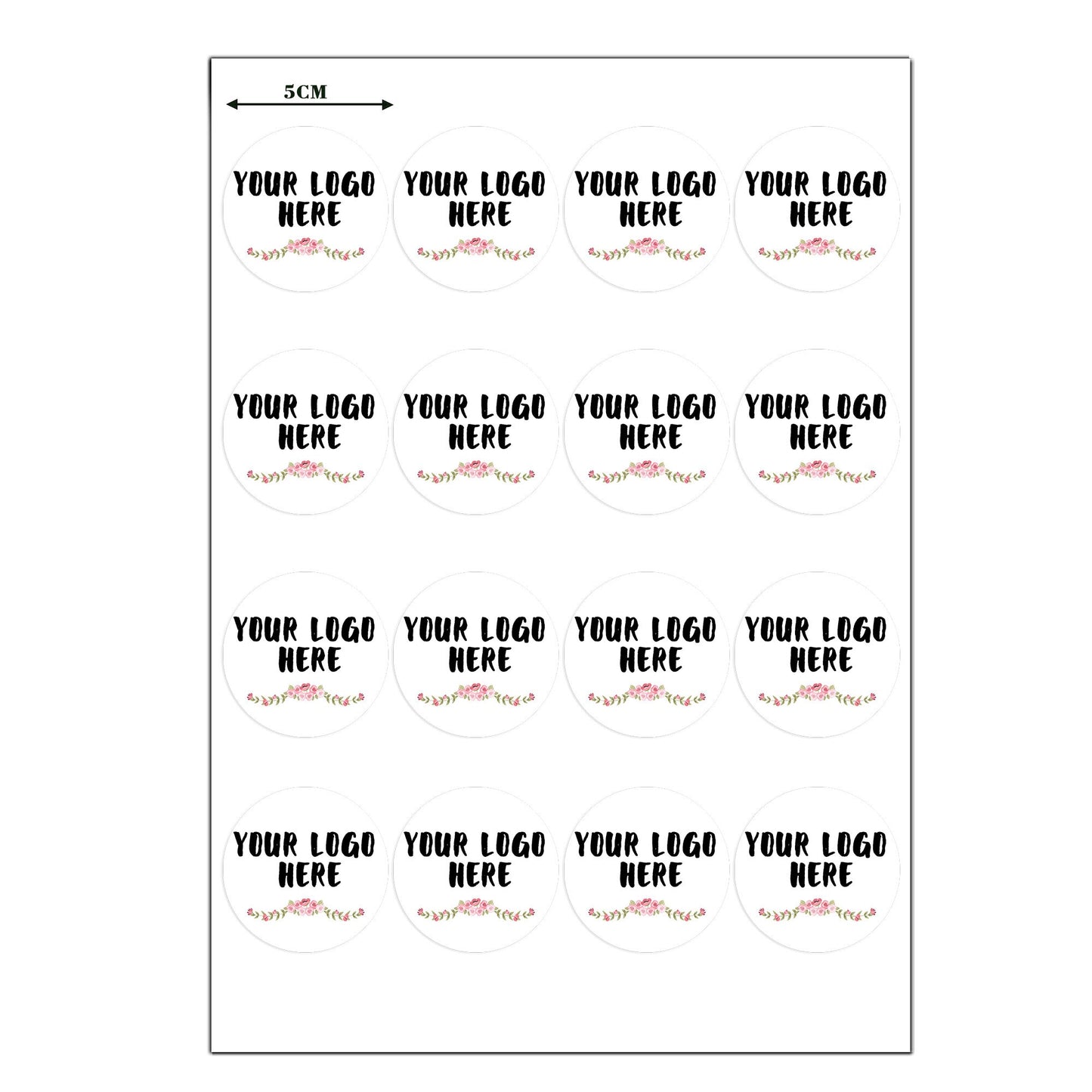Custom Round Stickers With Your Design, Personalized Fabric Stickers, Branding Sticker Labels, Small Business Product Packaging, A4 sheet