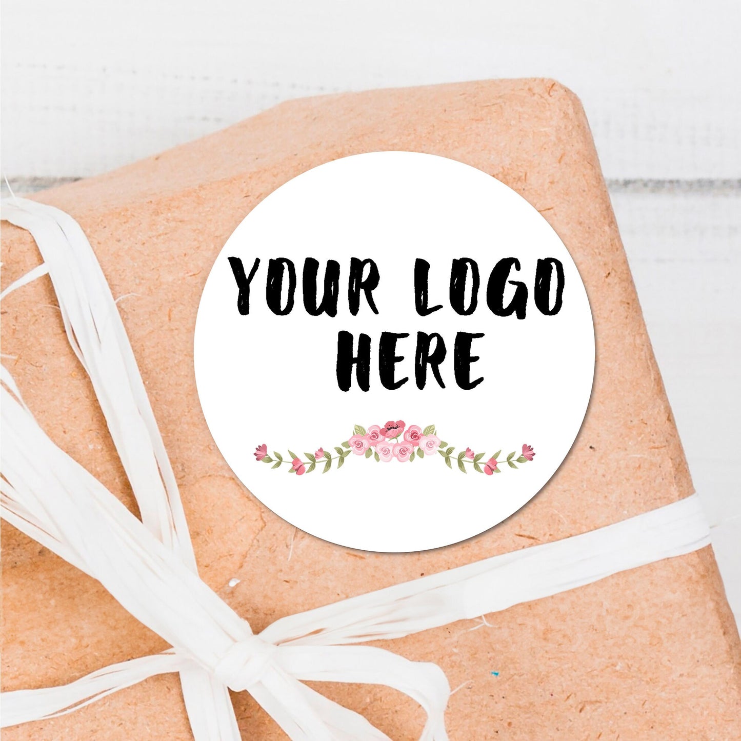 Custom Round Stickers With Your Design, Personalized Fabric Stickers, Branding Sticker Labels, Small Business Product Packaging, A4 sheet