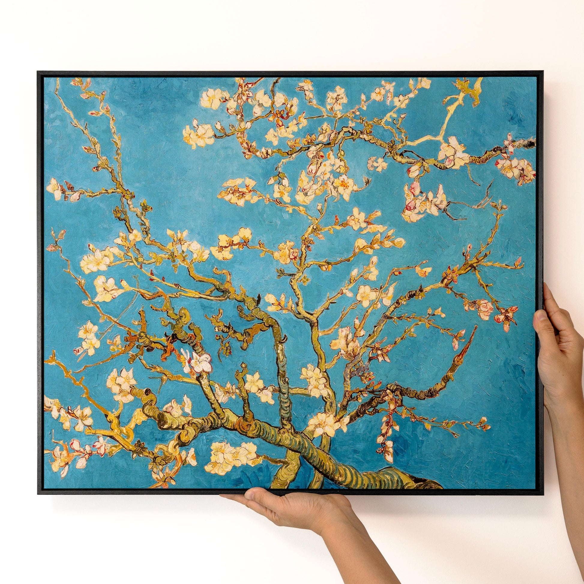 Vincent Van Gogh Almond Blossom Reproduction Canvas - Multi sizes and floating frames available - Fine Art Living Room Decor