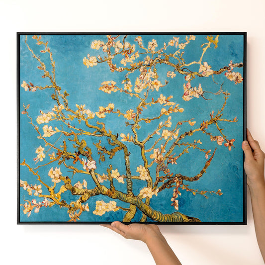 Vincent Van Gogh Almond Blossom Reproduction Canvas - Multi sizes and floating frames available - Fine Art Living Room Decor