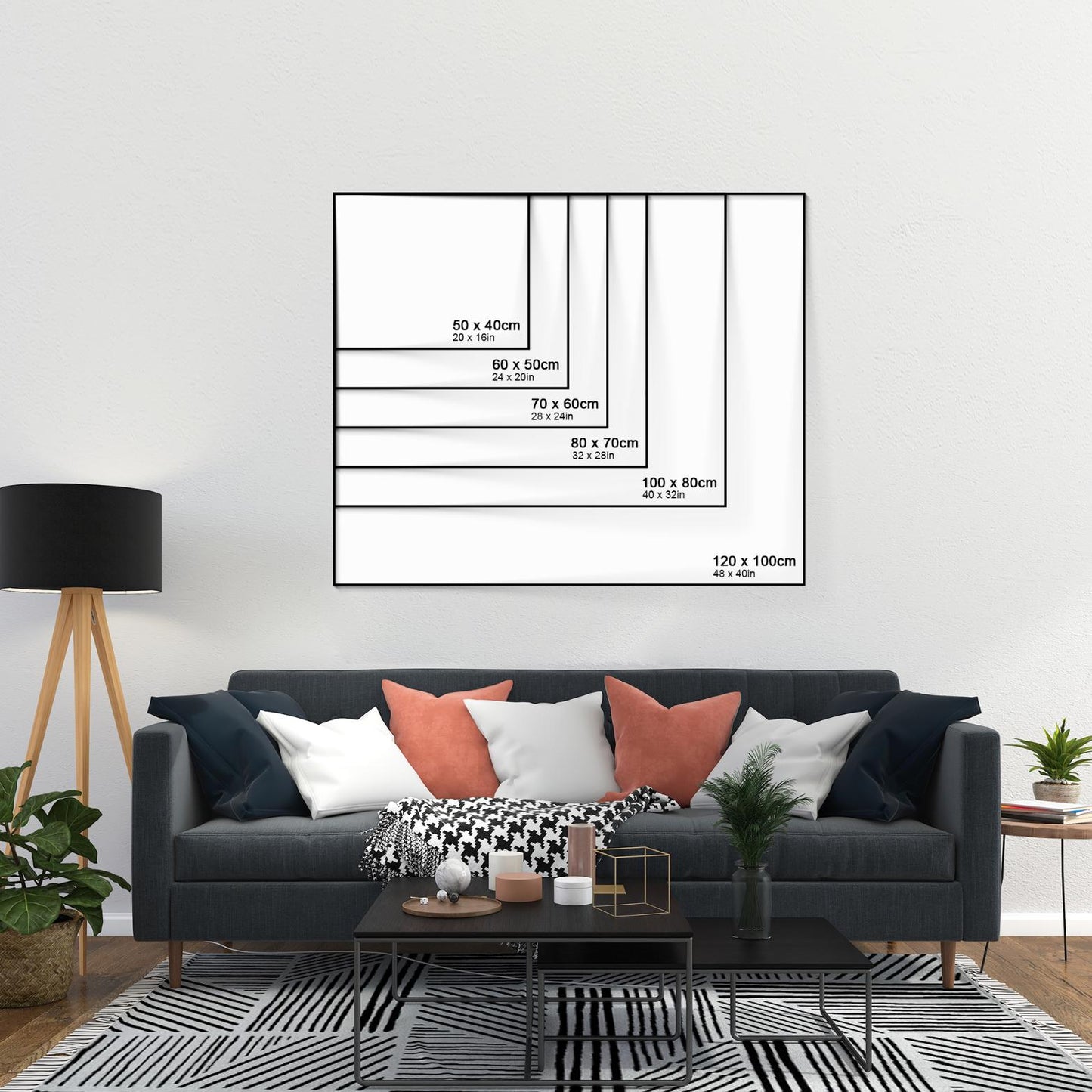 Vincent Van Gogh Starry Night Reproduction Framed Canvas - Multi sizes and floating frames available - Fine Art Living Room Decor