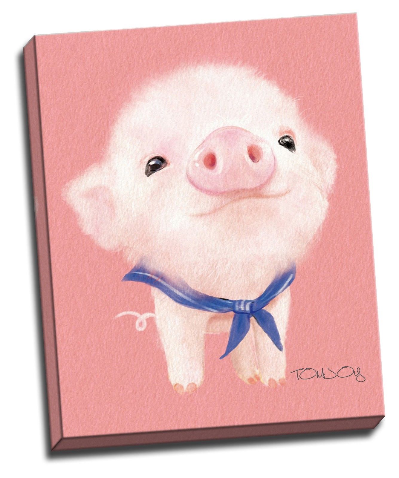 Framed Canvas baby animal kids room bear rabbit pig decoration home art modern