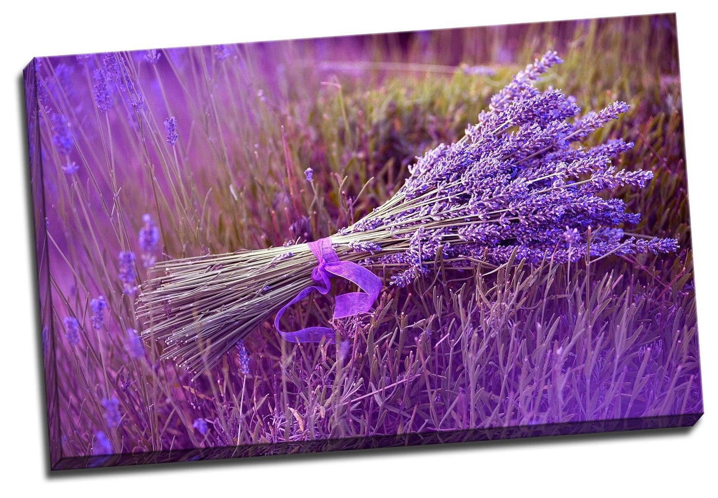 Lavender Bunch Stretched Canvas Prints Framed Wall Art Home Decor Painting Gift