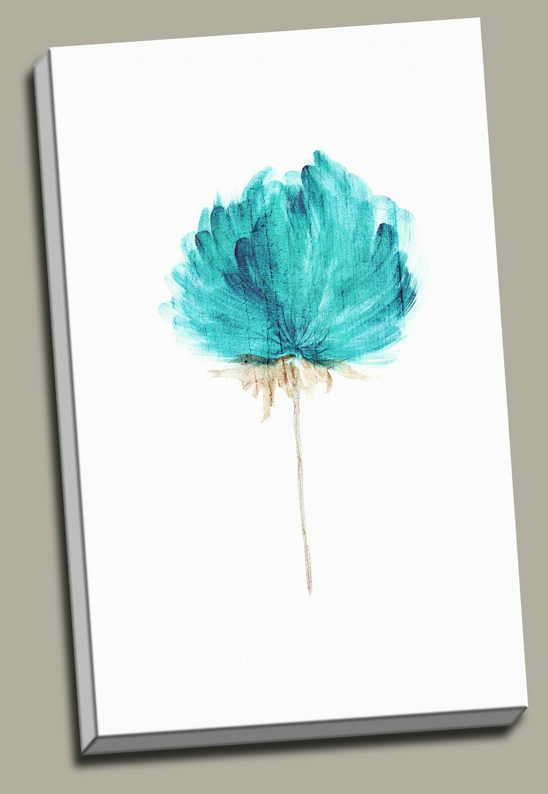 6 Designs Watercolor Flowers Framed Canvas Prints Modern Wall Art Print