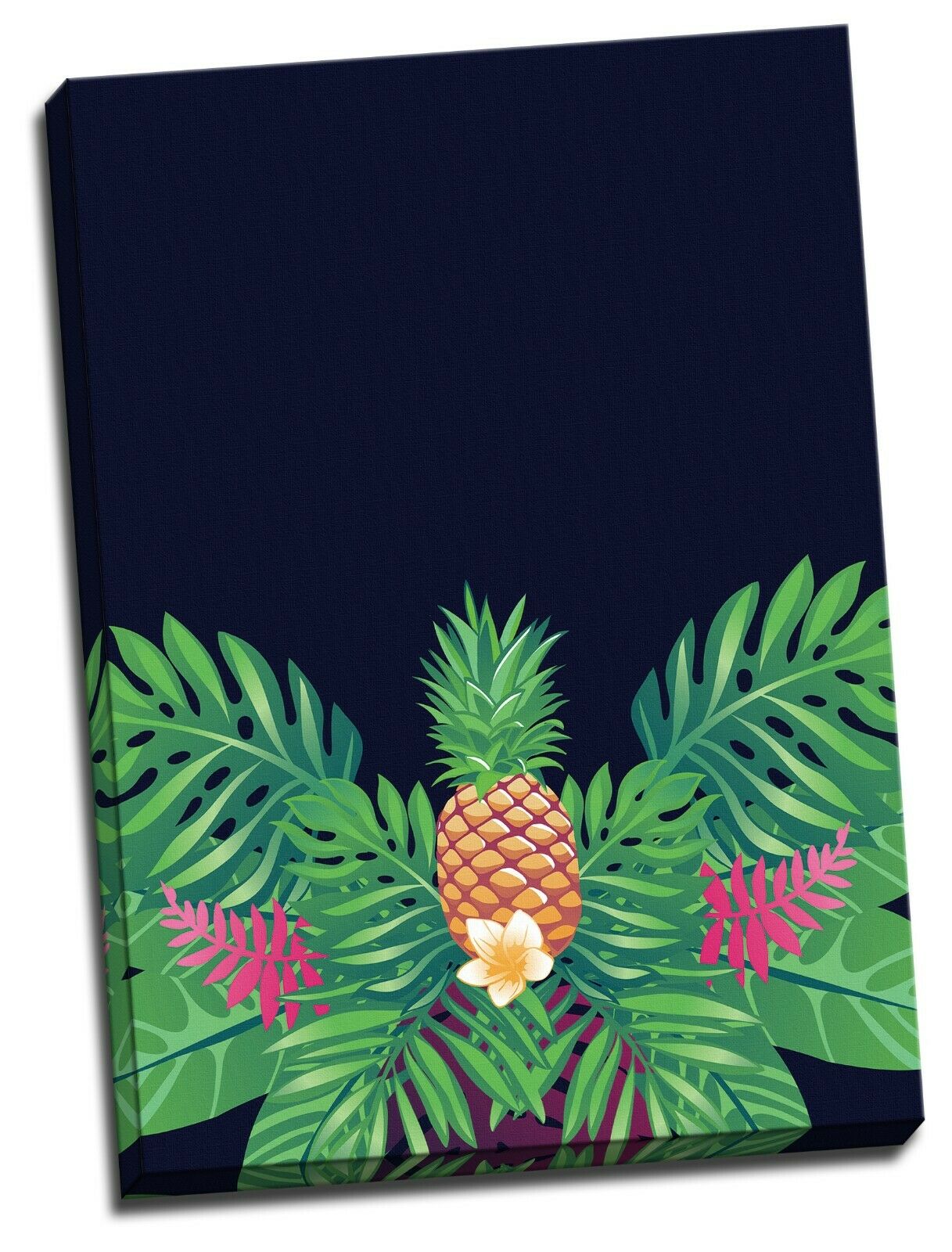 Tropical plant Flamingos Framed Canvas Prints Modern Wall Art Home Watercolour