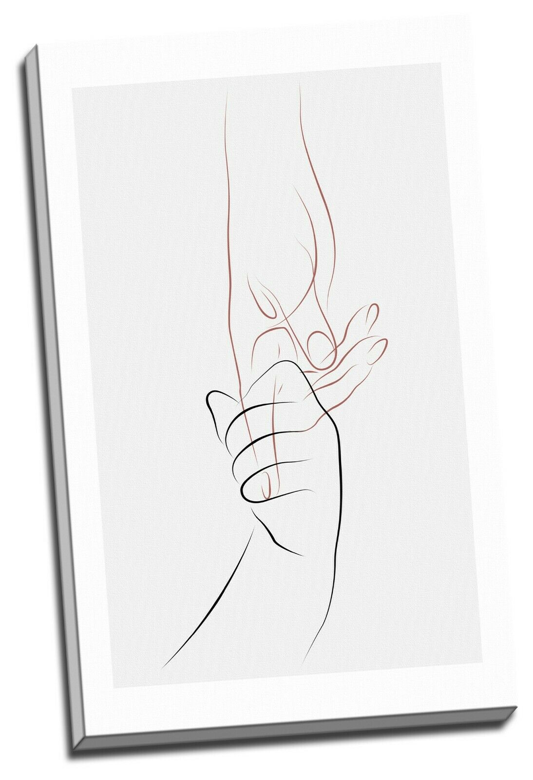 Renaissance Holding Hands Stretched Canvas Prints Abstract Wall Art Home Sweet