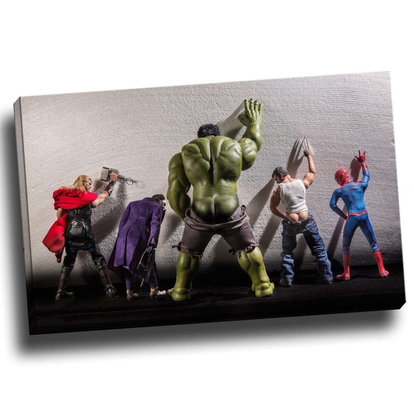 Framed Canvas Prints Stretched Avengers Marvel Hero Wall Art Home Decor Gift