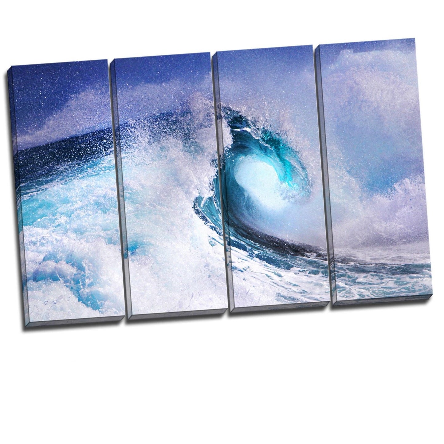 Framed canvas prints sea wave Split canvas ocean spray view large print