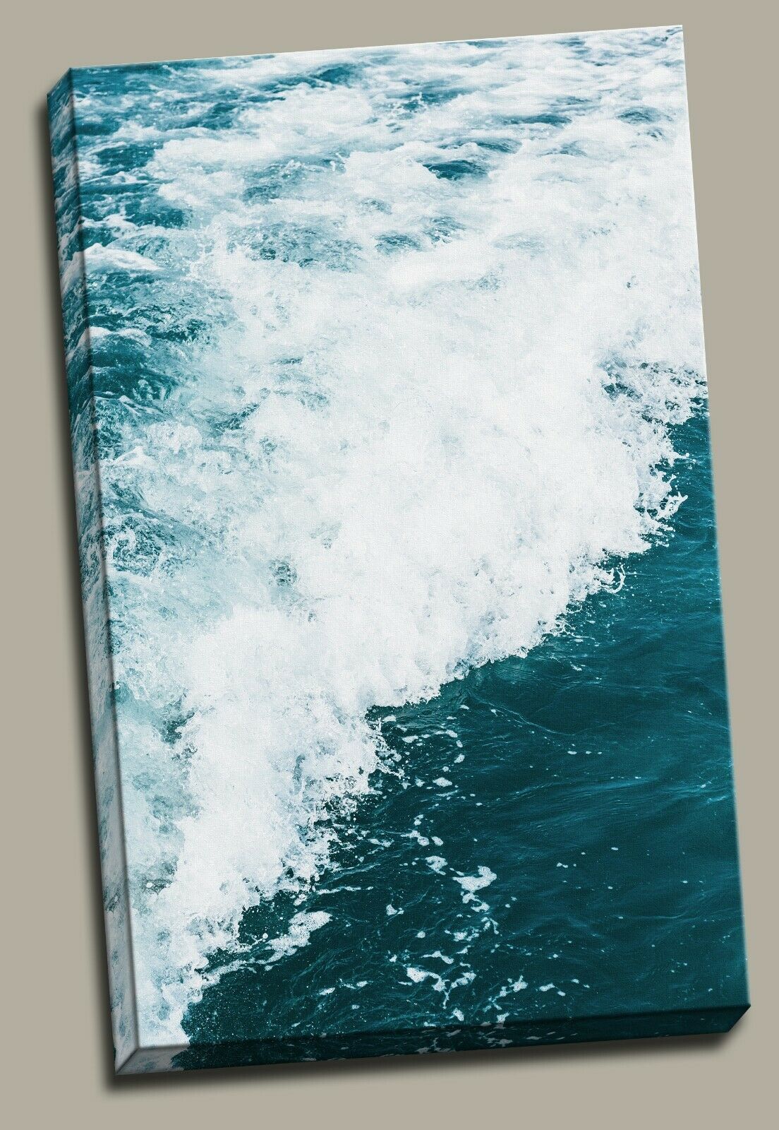 Blue Swell Sea Wave Framed Canvas Print Wall Art Modern prints photo