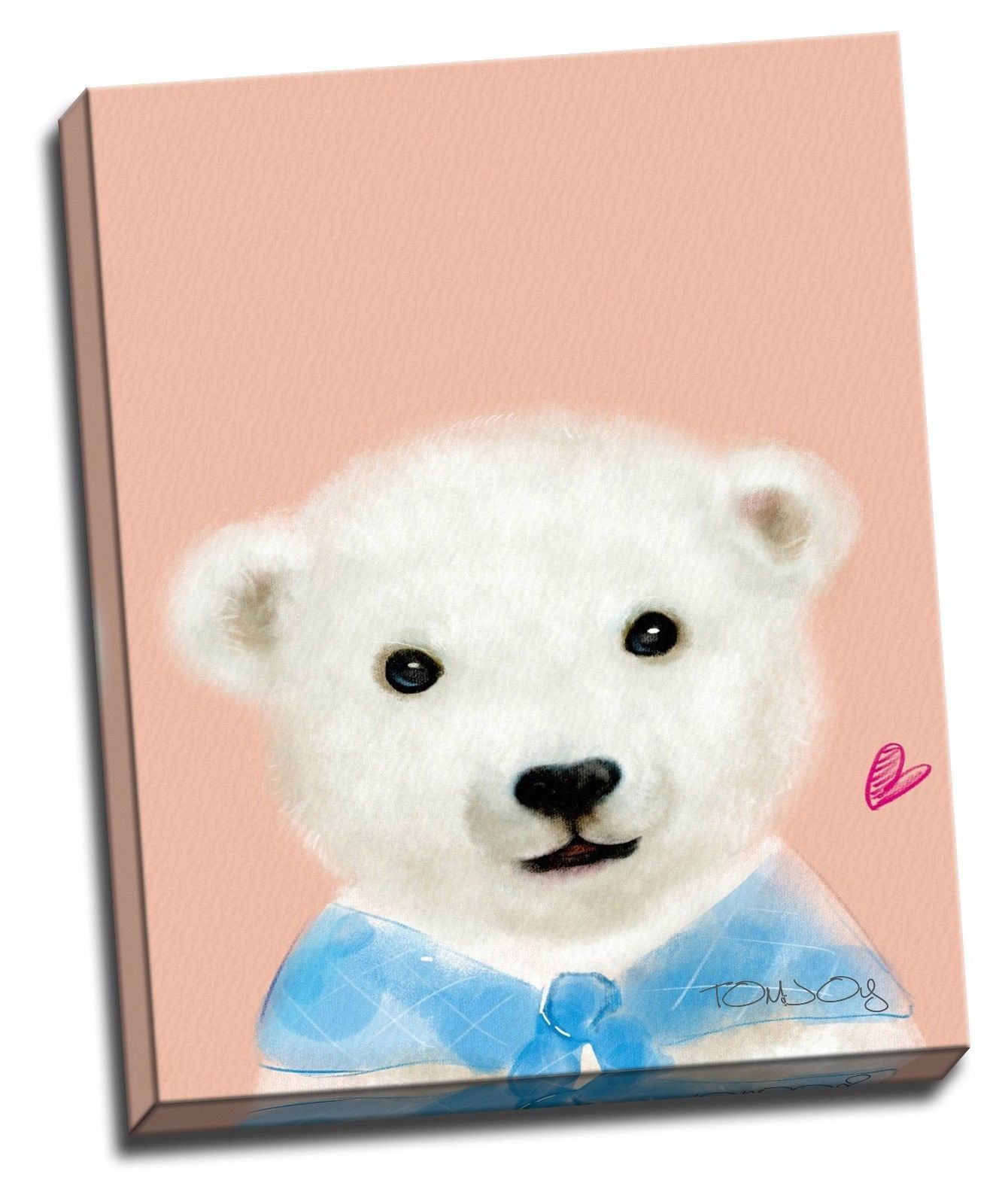 Framed Canvas baby animal kids room bear rabbit pig decoration home art modern