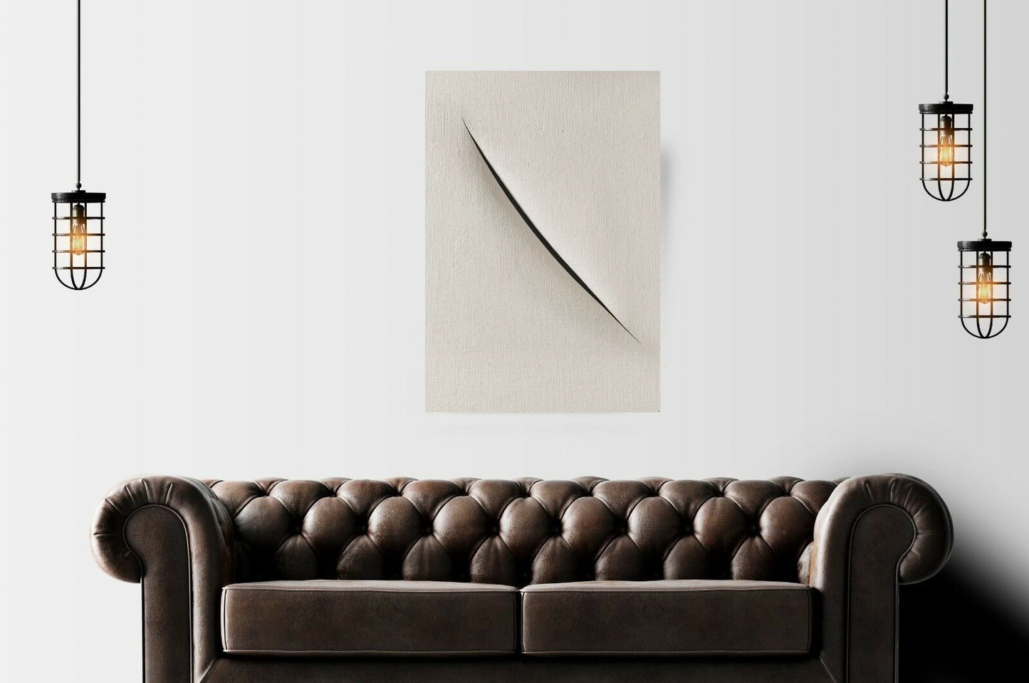 Abstract Cutting Cut Mark Stretched Canvas Prints Wall Art Decor Framed Painting