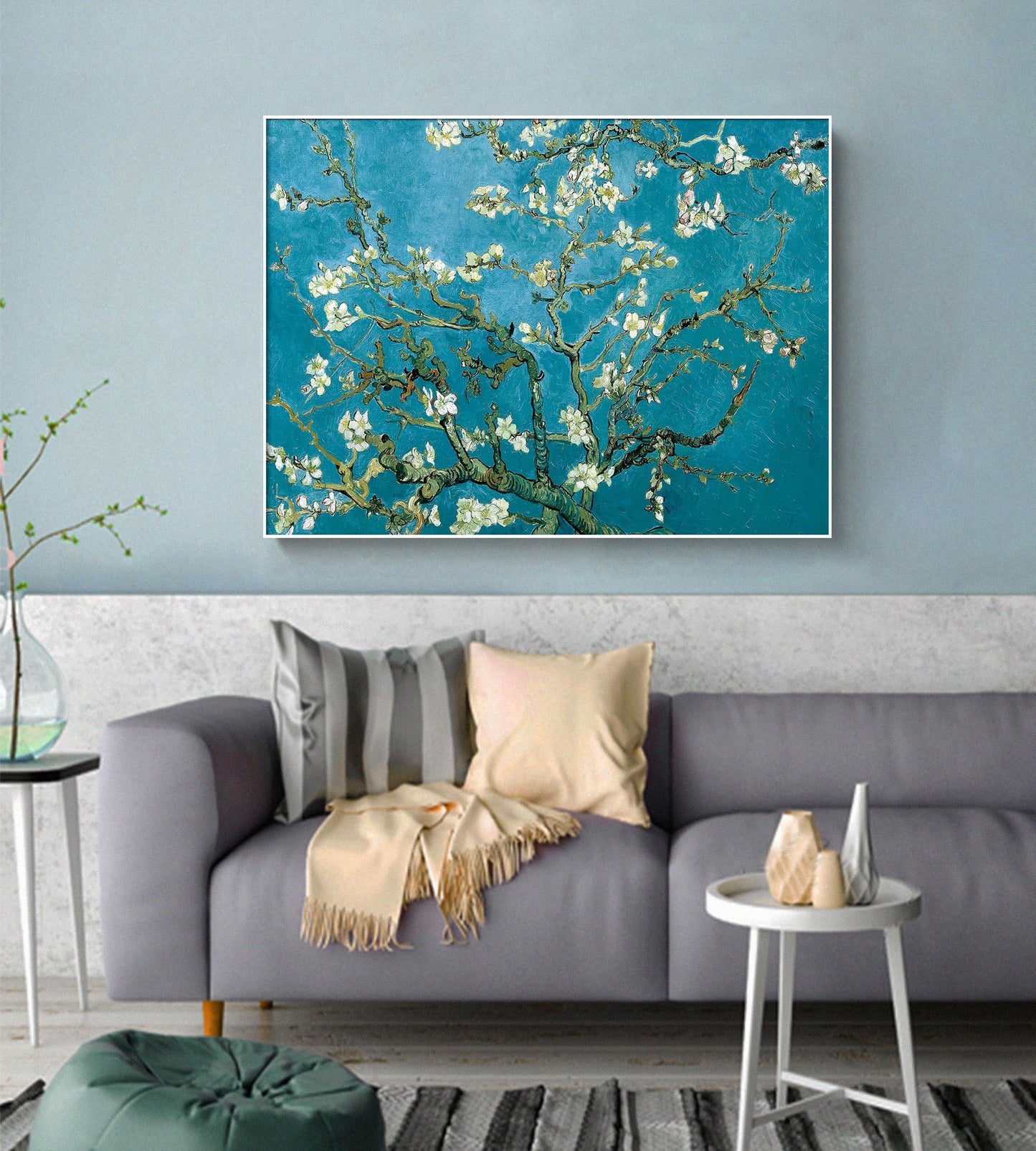 Van Gogh Almond Blossom Stretched Canvas Print Framed Wall Art Home Decor