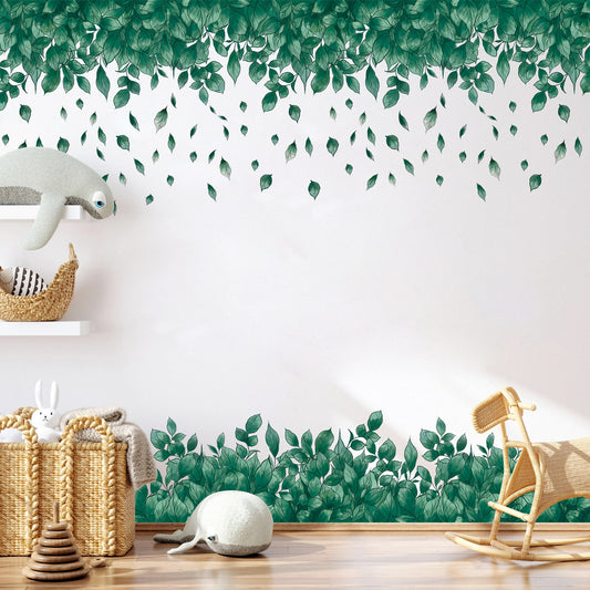 Greenery Jungle Leaves Wall Decal - BR040