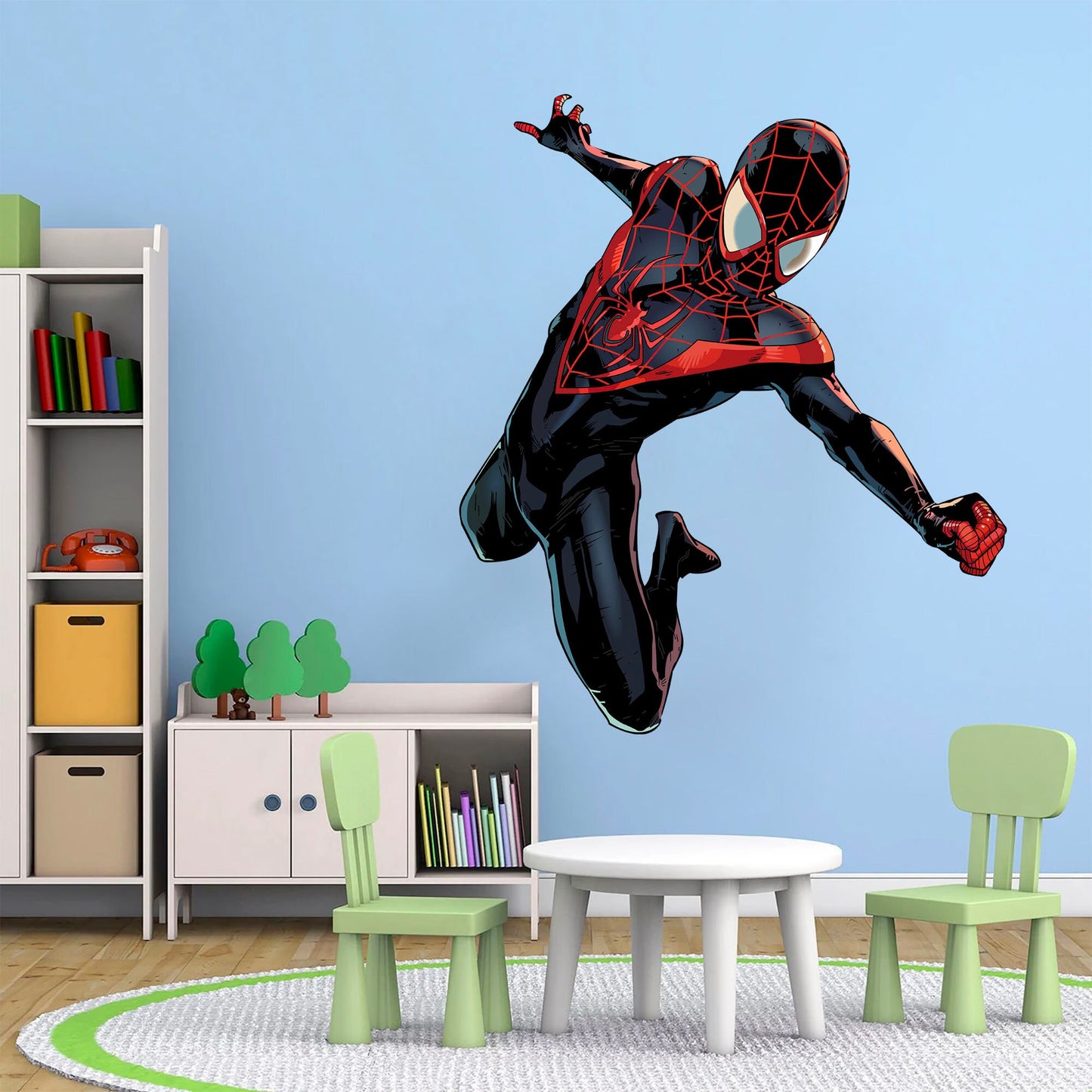 Spider-Man Wall Flip Jumping Wall Decal - Boy's Bedroom Decor - BR255