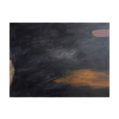 Midnight Horizon Abstract Canvas Print | Modern Wall Art-AB465