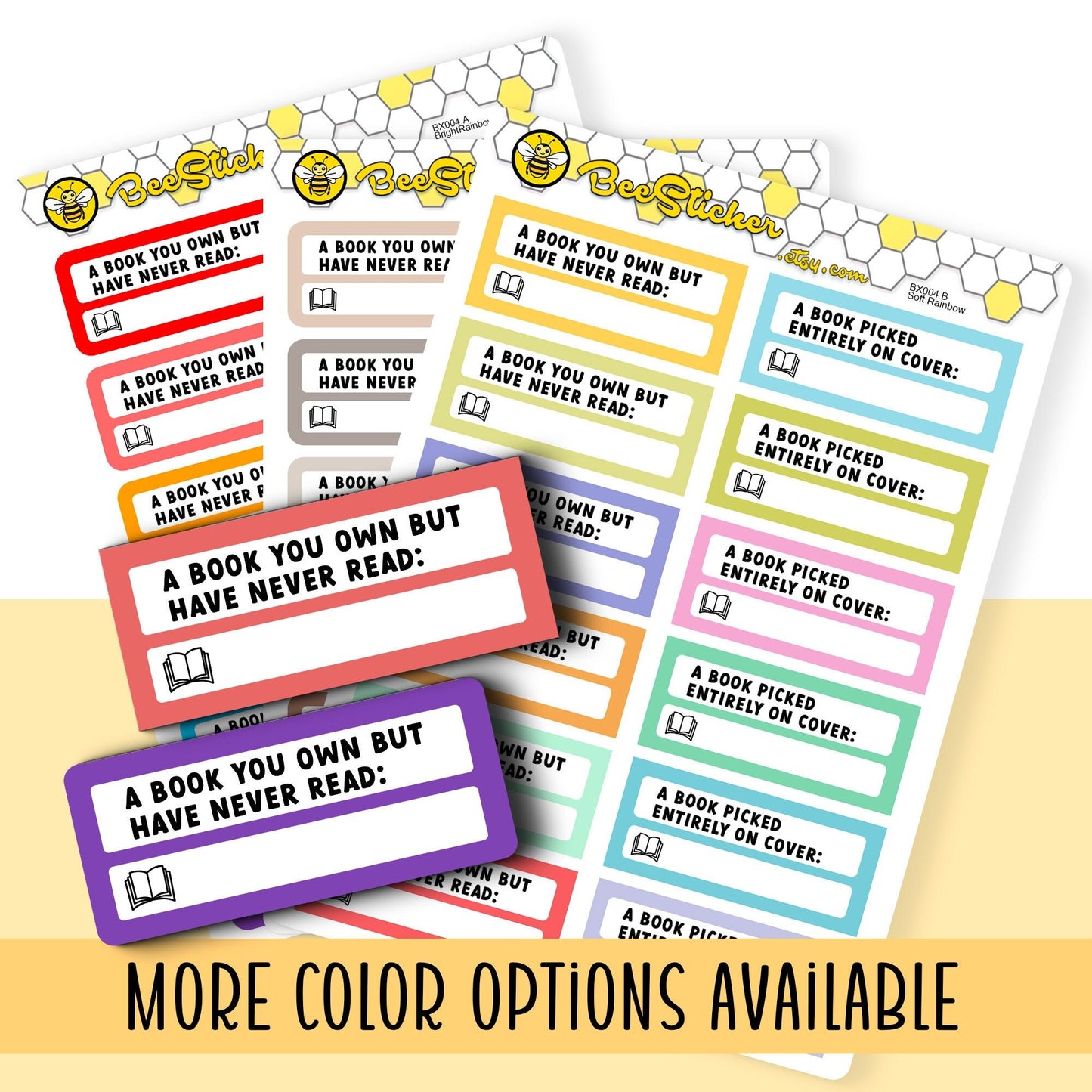 Book Challenge Box Stickers