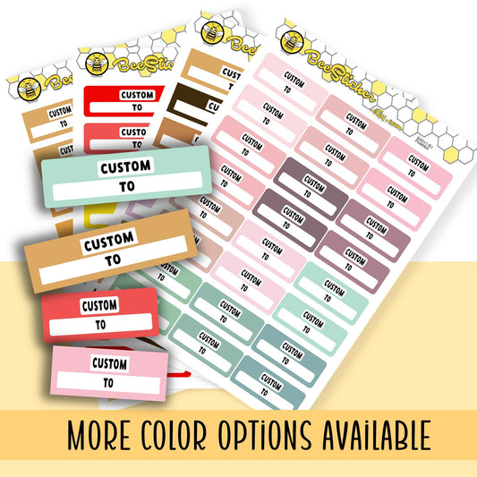 Custom Medium Box Stickers
