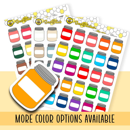 Mason Jar Stickers