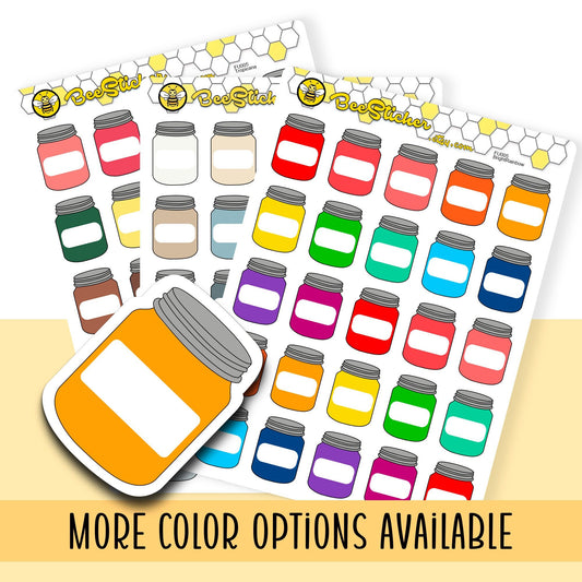 Mason Jar Stickers