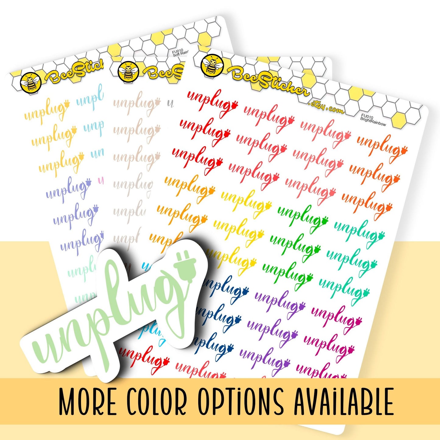 Unplug Stickers