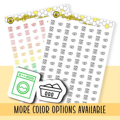 Washing Mix Icon Stickers