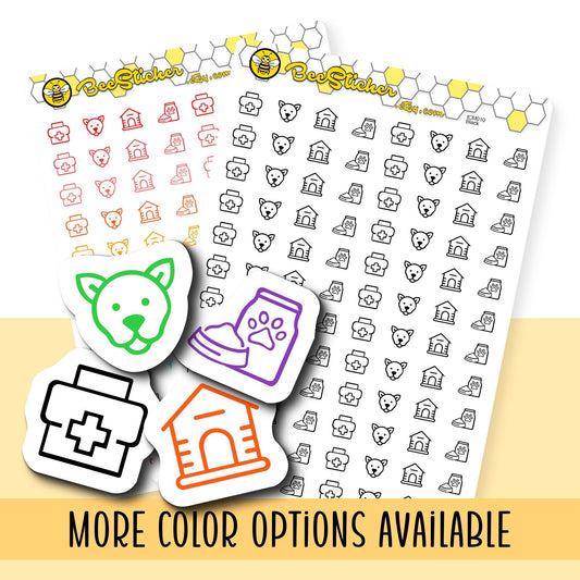 Dog Mix Icon Stickers