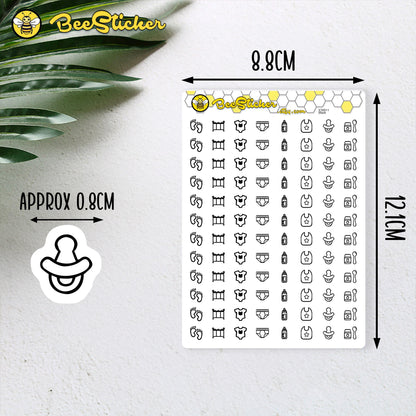 Baby Mix Icon Stickers