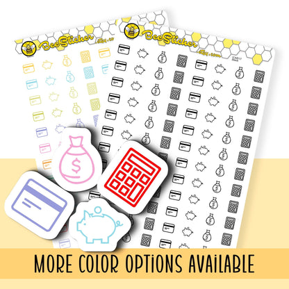 Budget Mix Icon Stickers