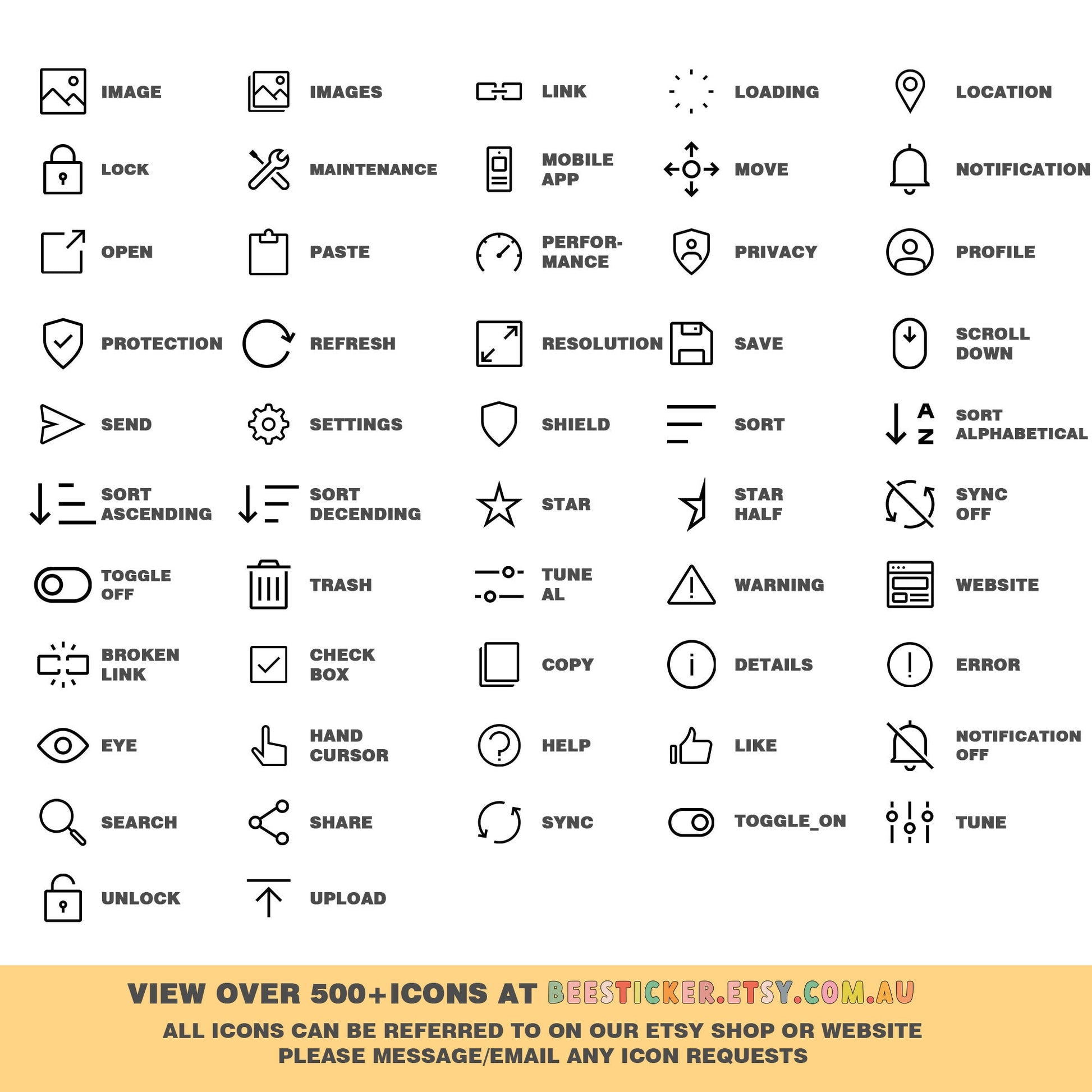 Tiny Coloured Dot Icon Stickers