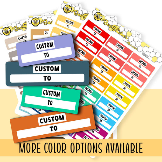 Custom Time Box Stickers