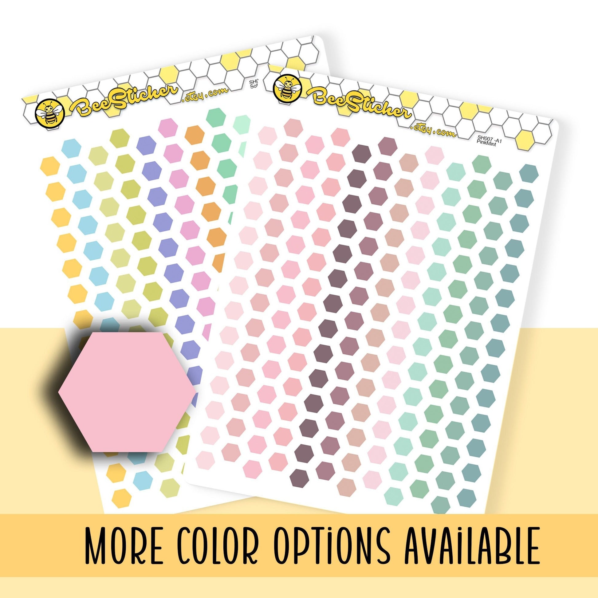 Tiny Hexagon Stickers