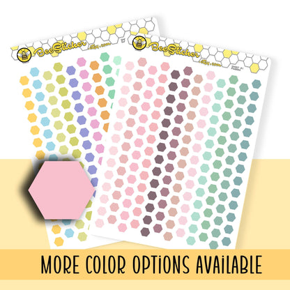 Tiny Hexagon Stickers