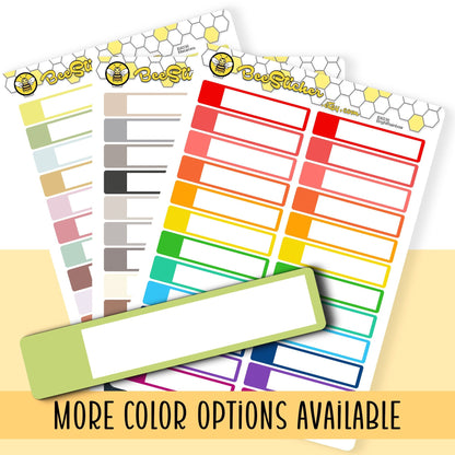 Appointment Stickers | Choose from multiple colors | Planner Stickers | BX036