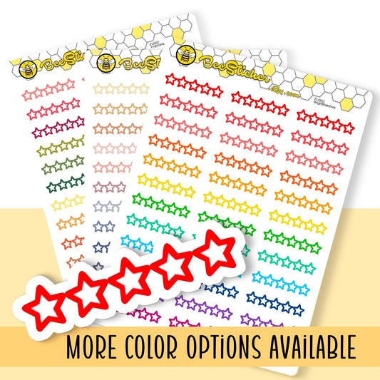 5 Star Rating Stickers