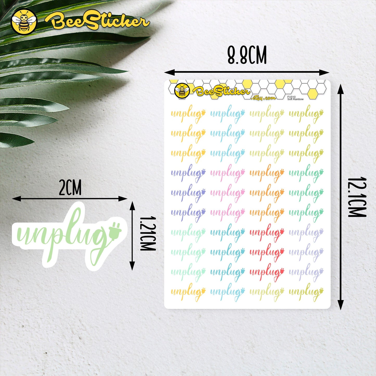 Unplug Stickers