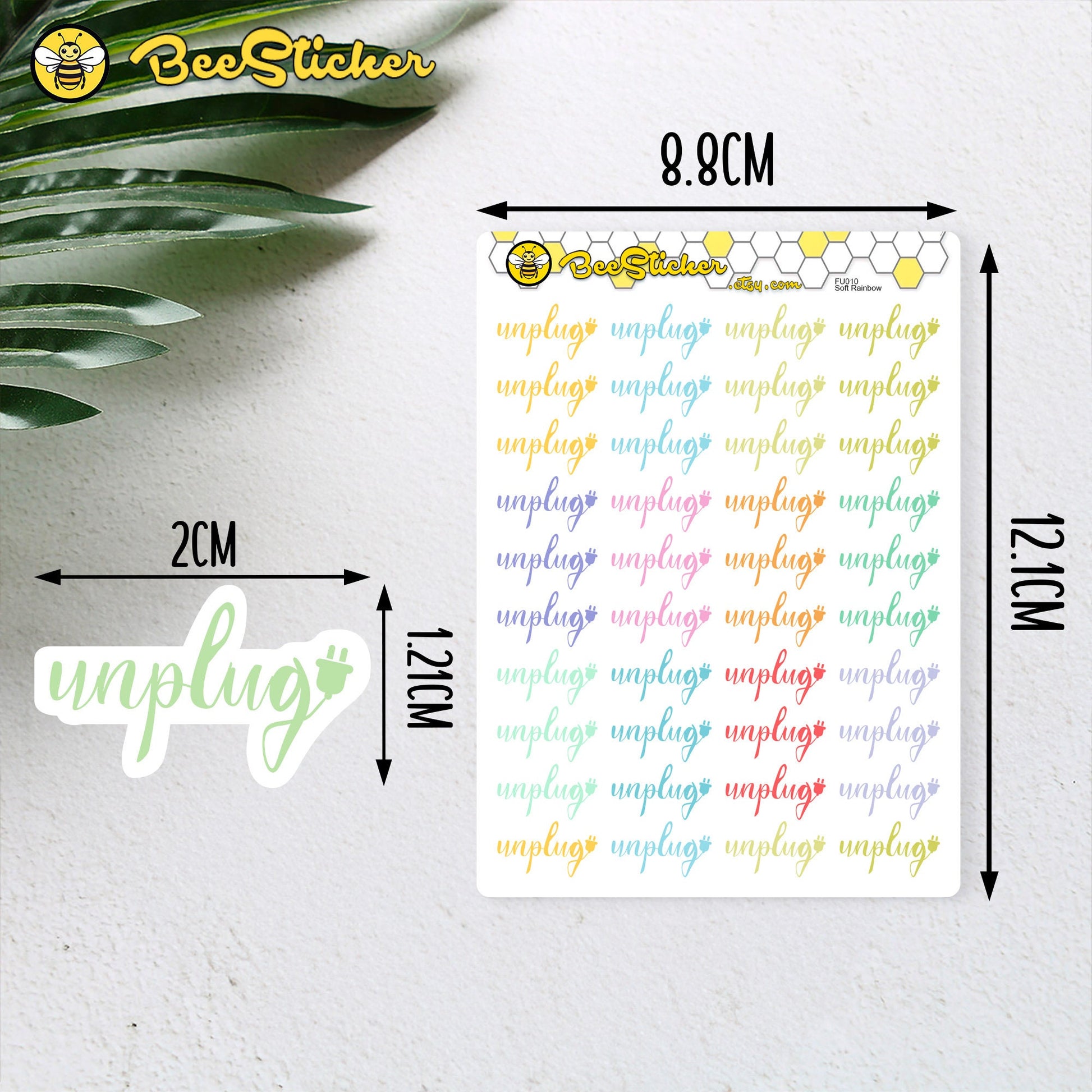 Unplug Stickers