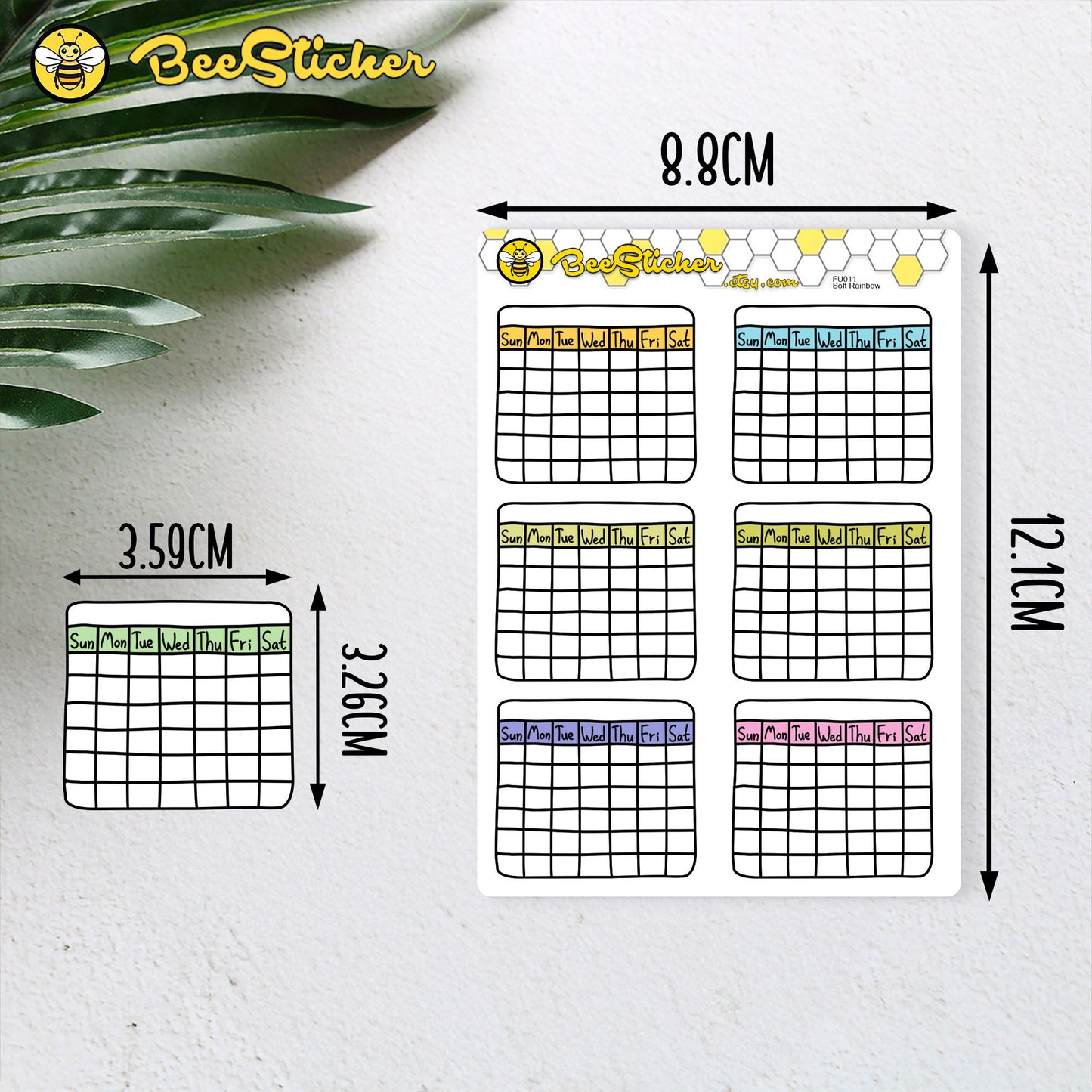 Month Habit Tracker Stickers