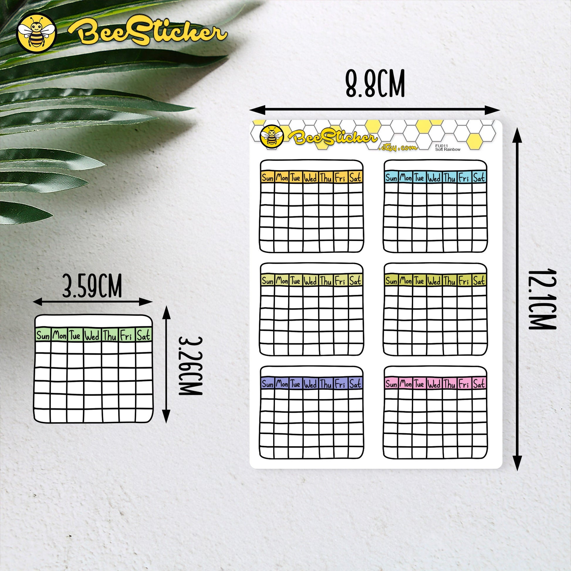 Month Habit Tracker Stickers
