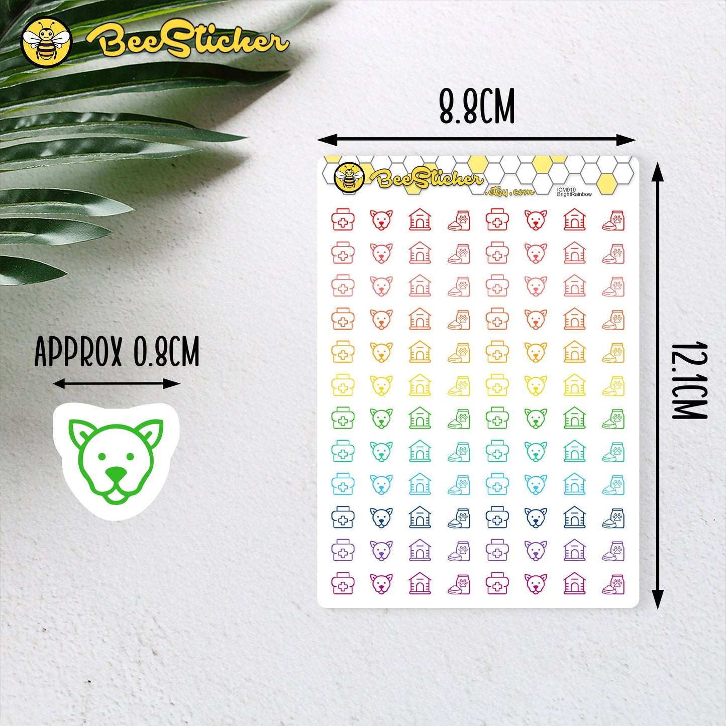 Dog Mix Icon Stickers