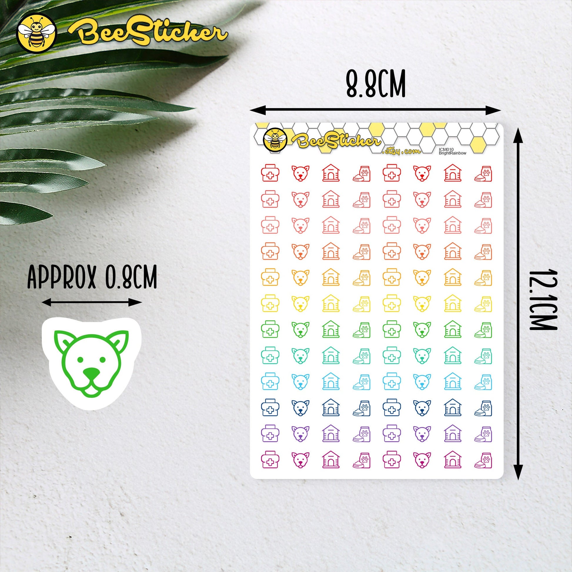 Dog Mix Icon Stickers