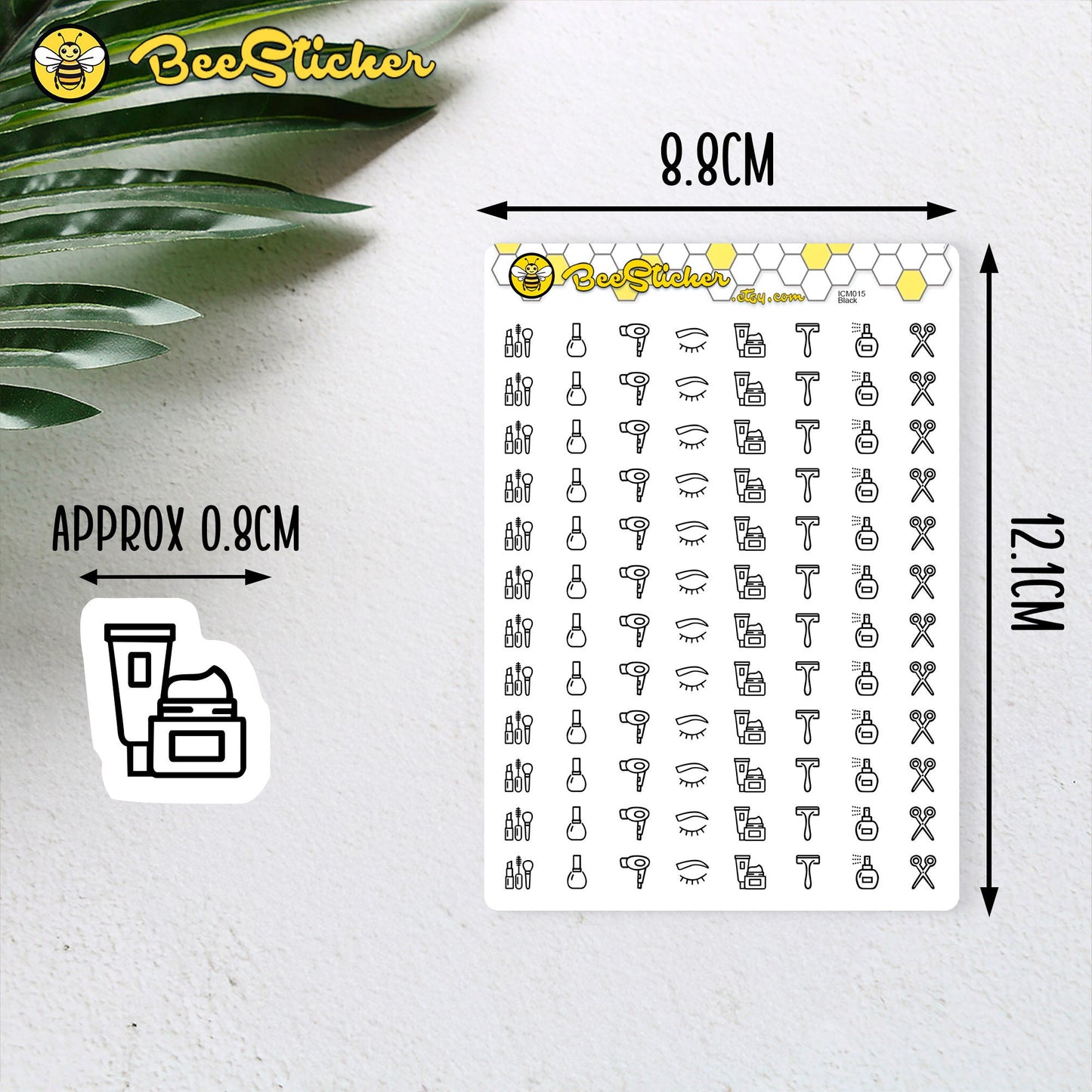 Beauty Mix Icon Stickers