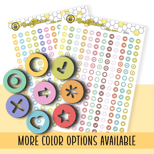 Tiny Symbol Dot Stickers