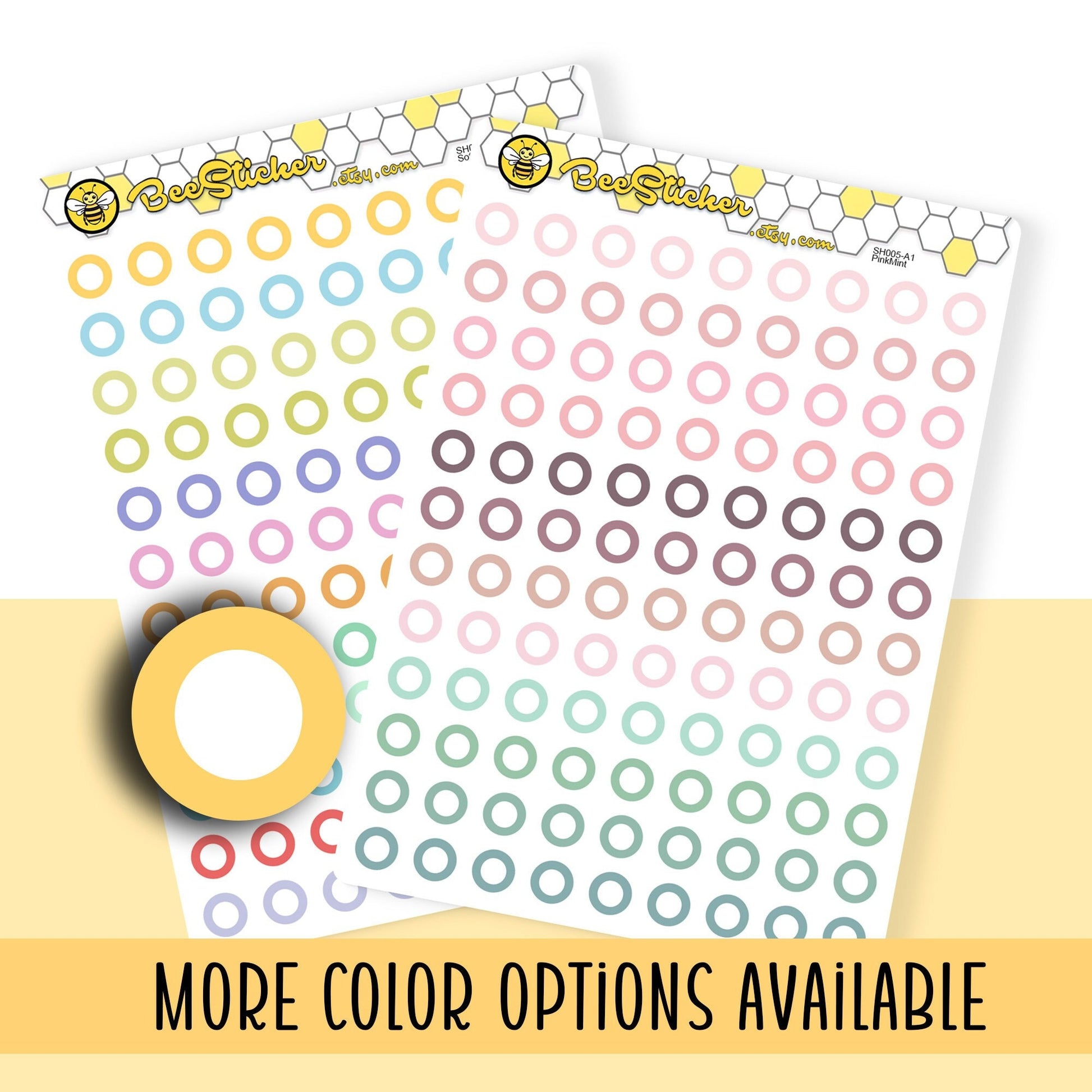 Tiny Checkdot Stickers