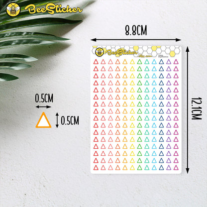 Tiny Triangle Box Stickers