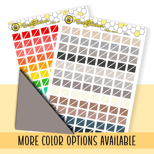 Mini Corner Stickers | Choose from multiple colors | Planner Stickers | SH009