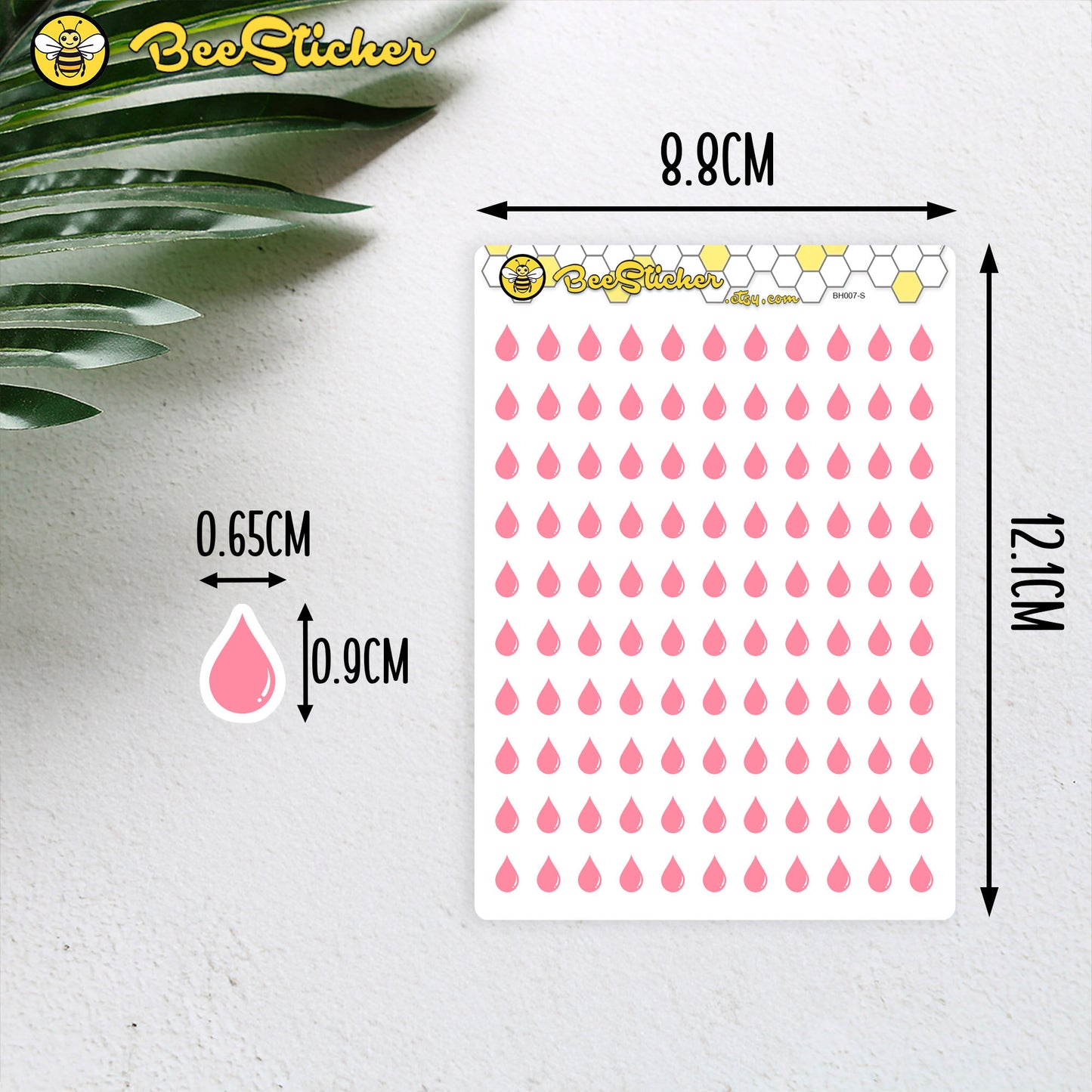 Period Tracker Icon Stickers | Choose from multiple colors | Planner Stickers | BH007