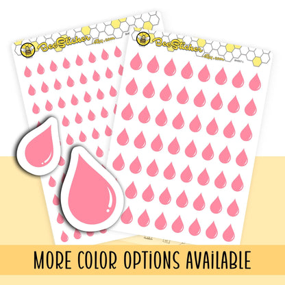 Period Tracker Icon Stickers | Choose from multiple colors | Planner Stickers | BH007