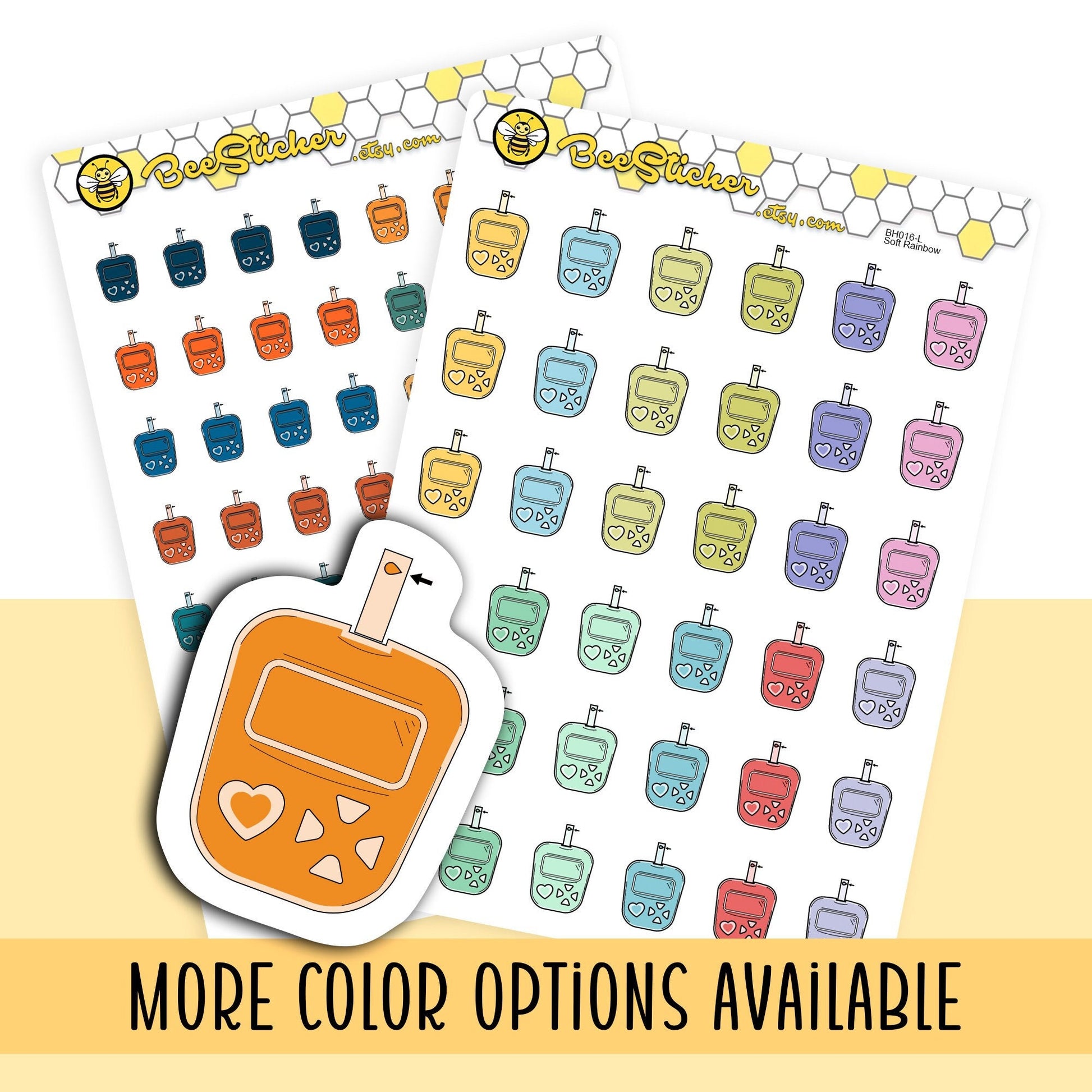 Blood Glucose Monitor Stickers