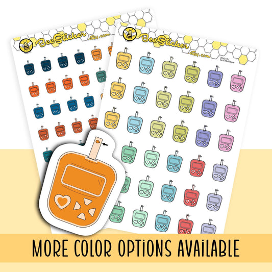 Blood Glucose Monitor Stickers