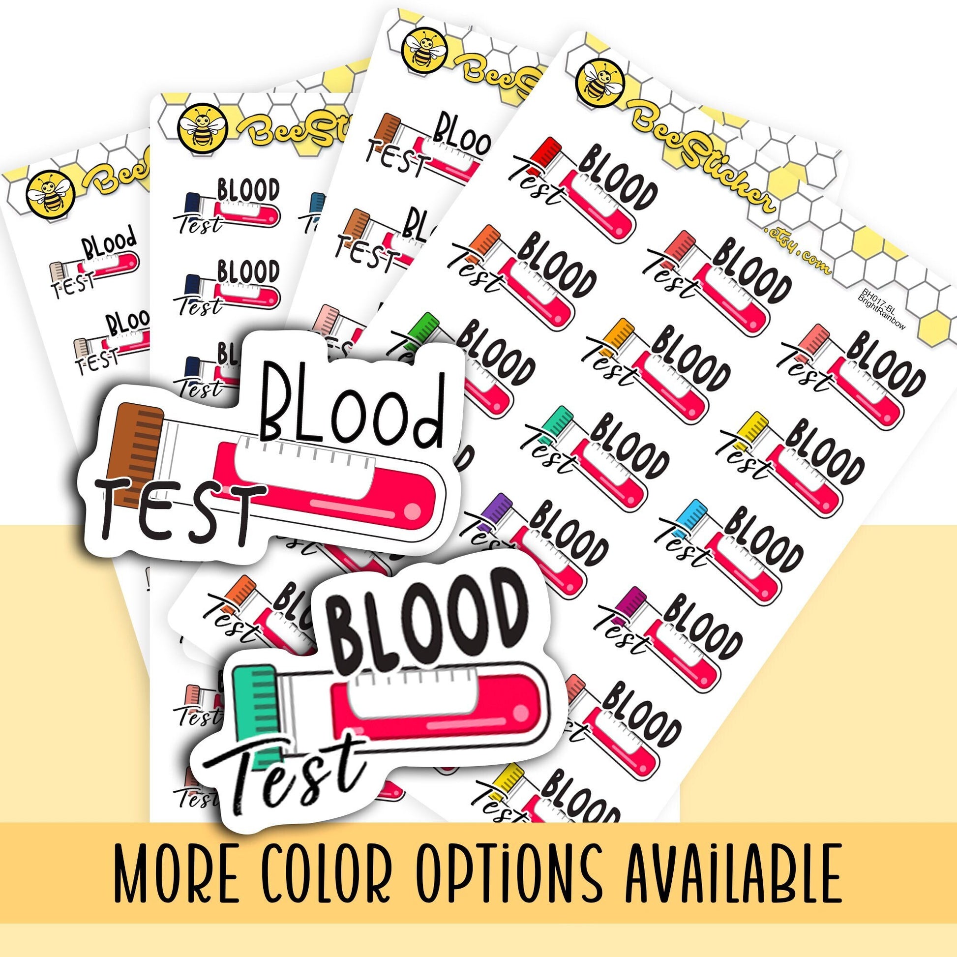 Blood Test Stickers